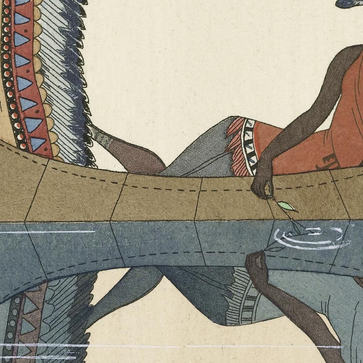 Lungo Il Missouri George Barbier gbb94 quadro stampa su tela