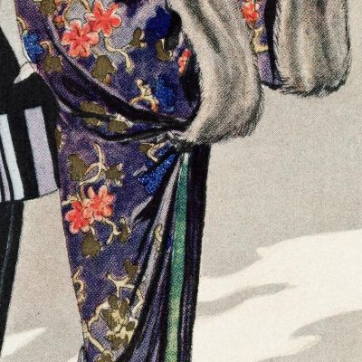 Partenza Per Il Casinò Evening Coat Of Worth George Barbier gbb100 quadro stampa su tela