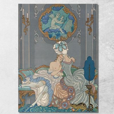Relazioni Pericolose George Barbier gbb122 quadro stampa su tela