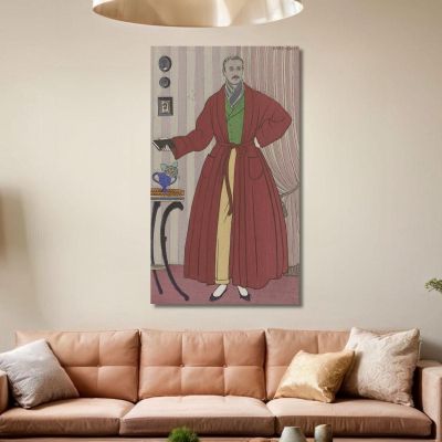 Robe De Chambre George Barbier, gbb145 tableau impression sur toile