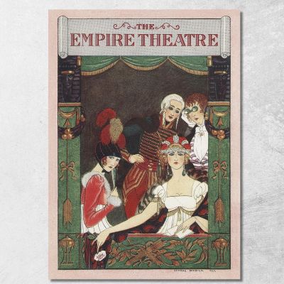 Il Teatro Impero George Barbier gbb157 quadro stampa su tela