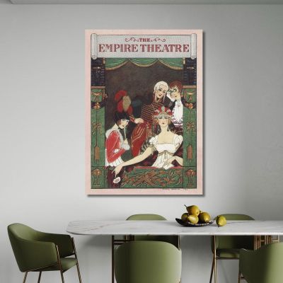 Le Théâtre Empire George Barbier, gbb157 tableau impression sur toile