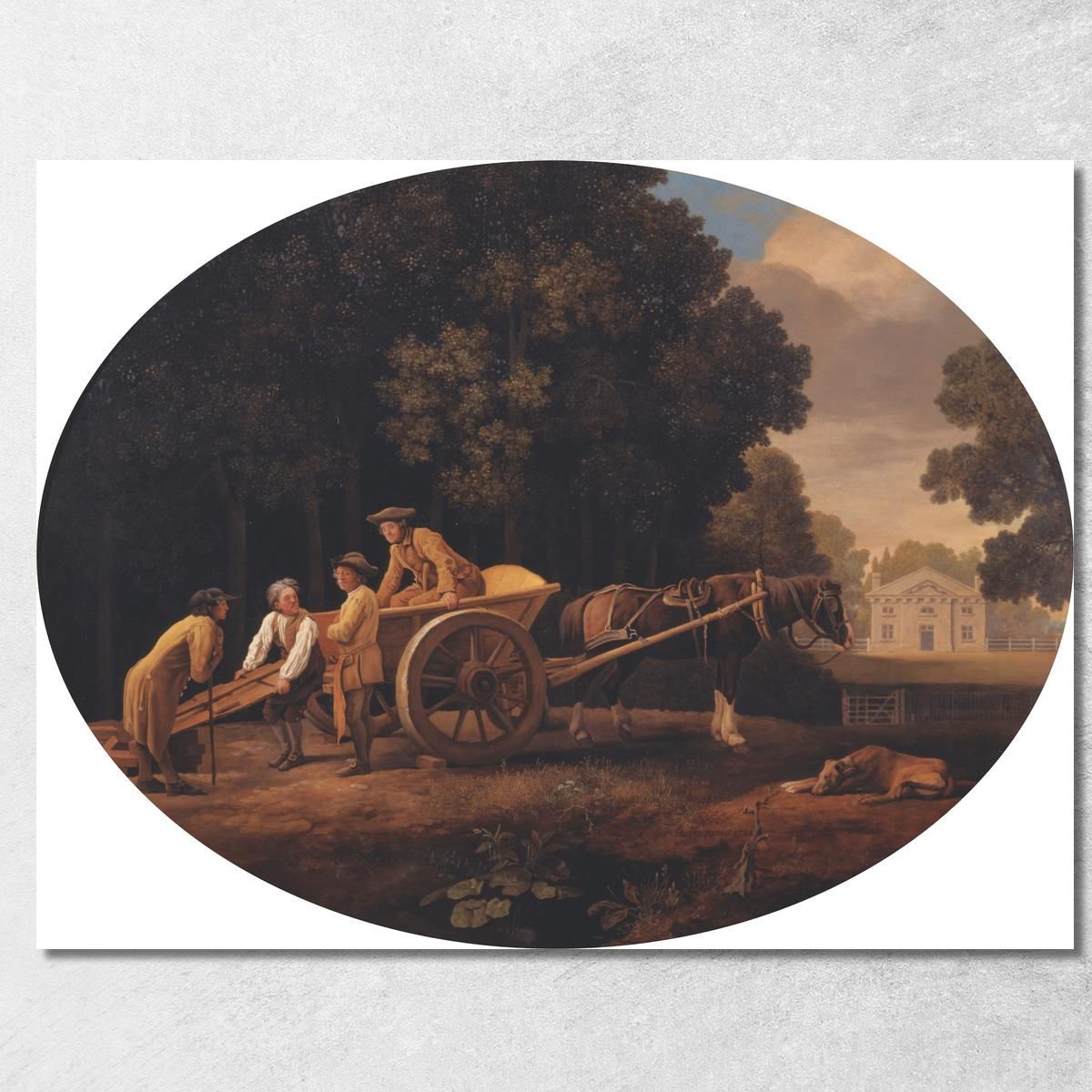 Lavoratori George Stubbs gst25 quadro stampa su tela Lavoratori George Stubbs gst25 quadro stampa su tela