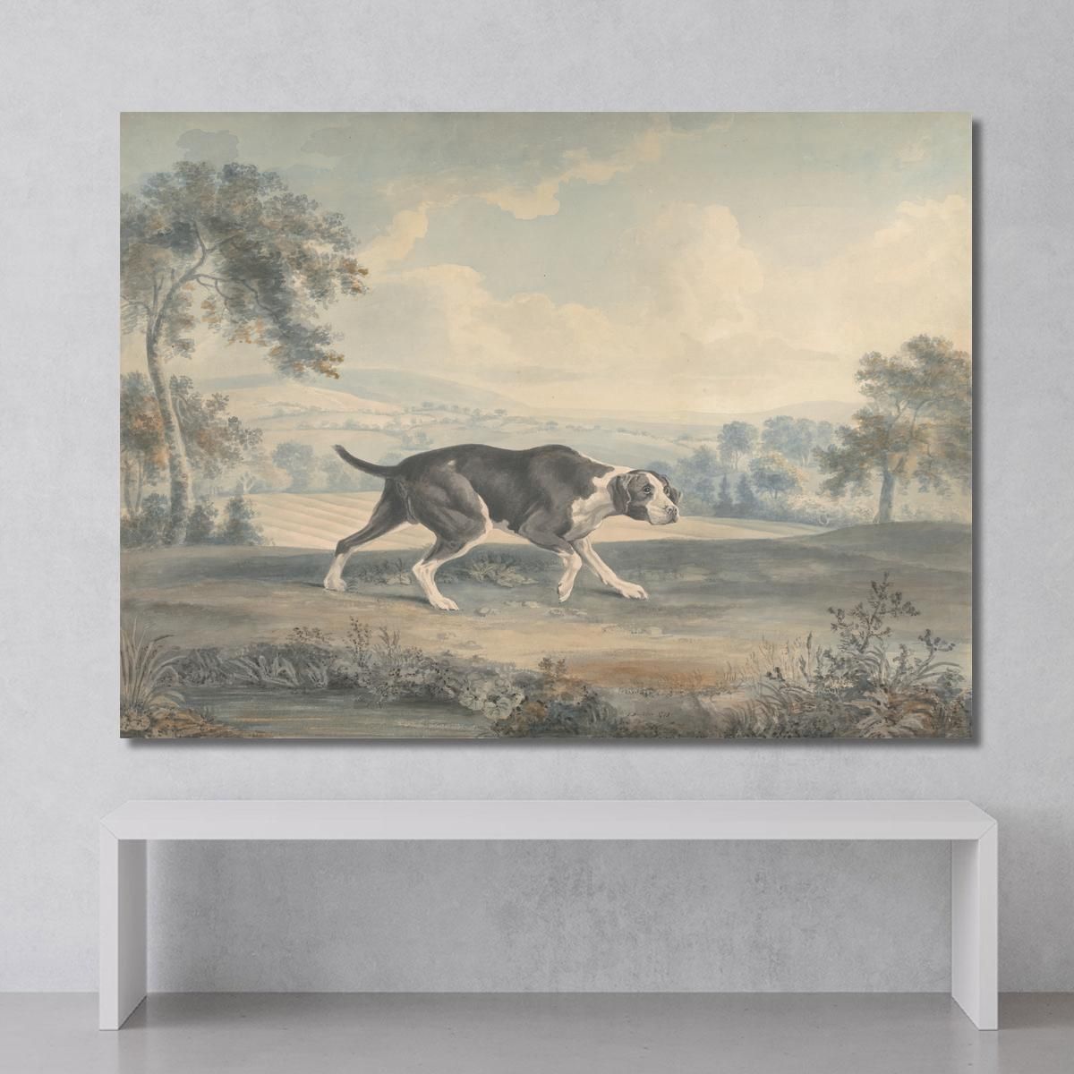 Il Puntatore Spagnolo George Stubbs gst43 quadro stampa su tela