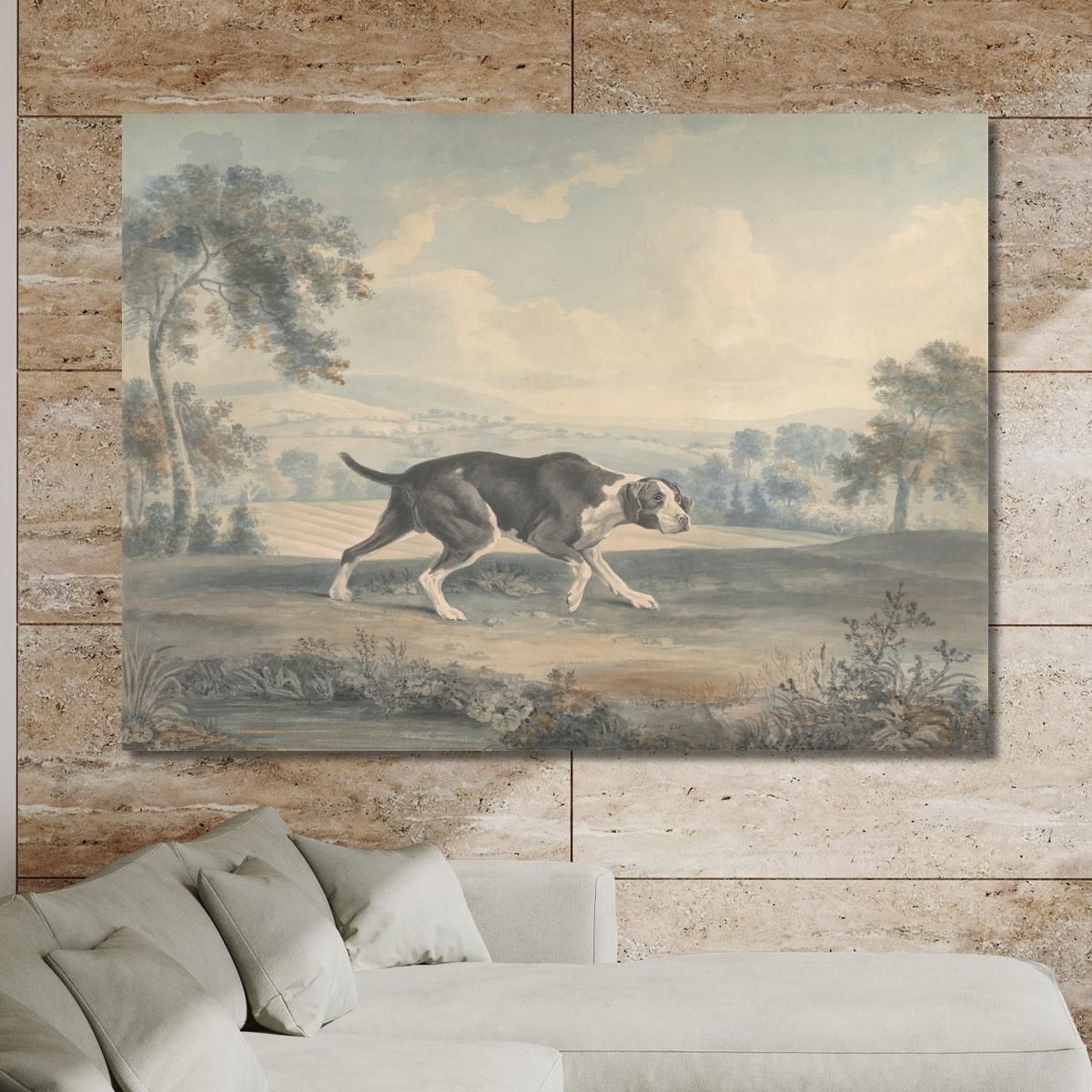 Il Puntatore Spagnolo George Stubbs gst43 quadro stampa su tela