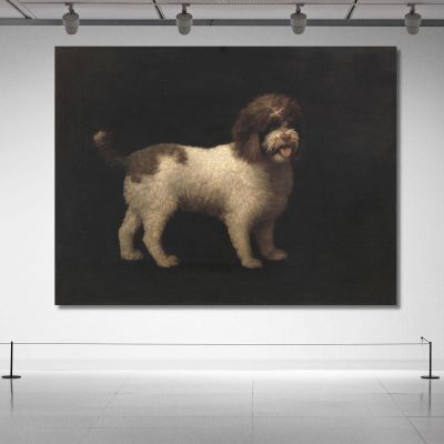 Spaniel D'Acqua George Stubbs gst54 quadro stampa su tela