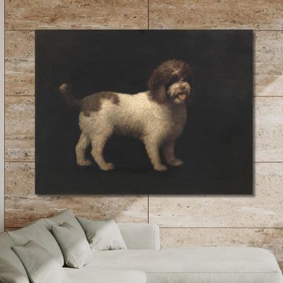 Spaniel D'Acqua George Stubbs gst54 quadro stampa su tela Spaniel D'Acqua George Stubbs gst54 quadro stampa su tela