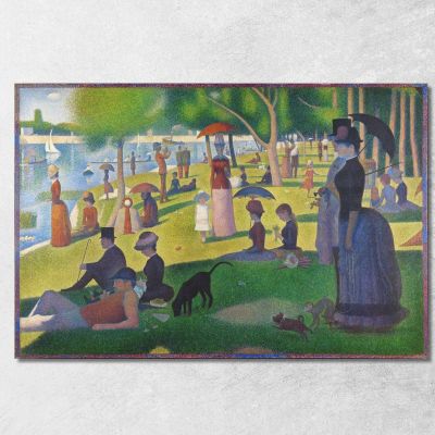 Una Domenica Alla Grande Jatte Georges Seurat gsr5 quadro stampa su tela