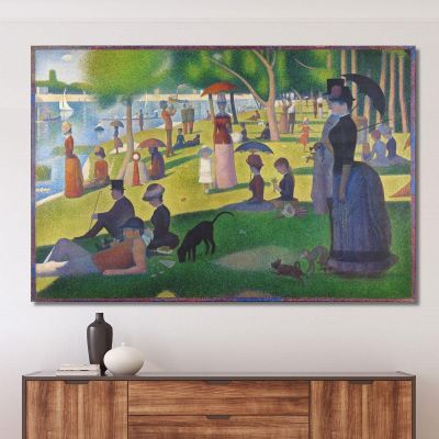 A Sunday On La Grande Jatte Georges Seurat, gsr5 tableau impression sur toile