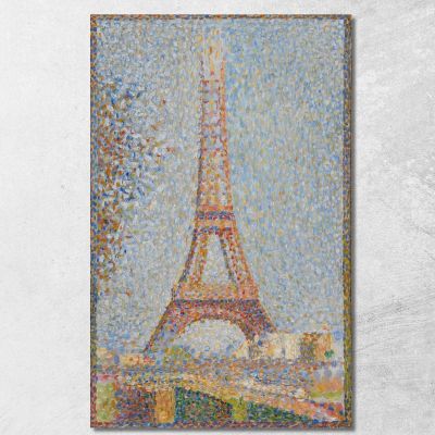 Torre Eiffel Georges Seurat gsr13 quadro stampa su tela