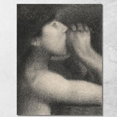 Eco Bagnanti Ad Asnières Georges Seurat gsr20 quadro stampa su tela