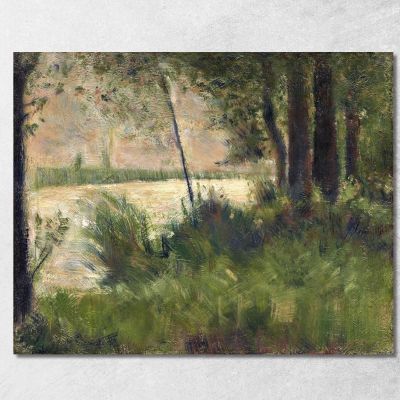 Riva Erbosa Georges Seurat gsr23 quadro stampa su tela