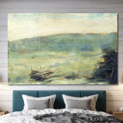 Landschaft Bei Saint-Ouen Georges Seurat, gsr24 drucken auf leinwand