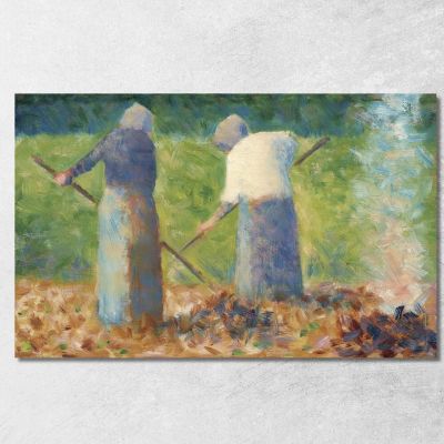 Falciatrici A Montfermeil Georges Seurat gsr31 quadro stampa su tela