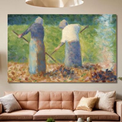 Fenaisons À Montfermeil Georges Seurat, gsr31 tableau impression sur toile