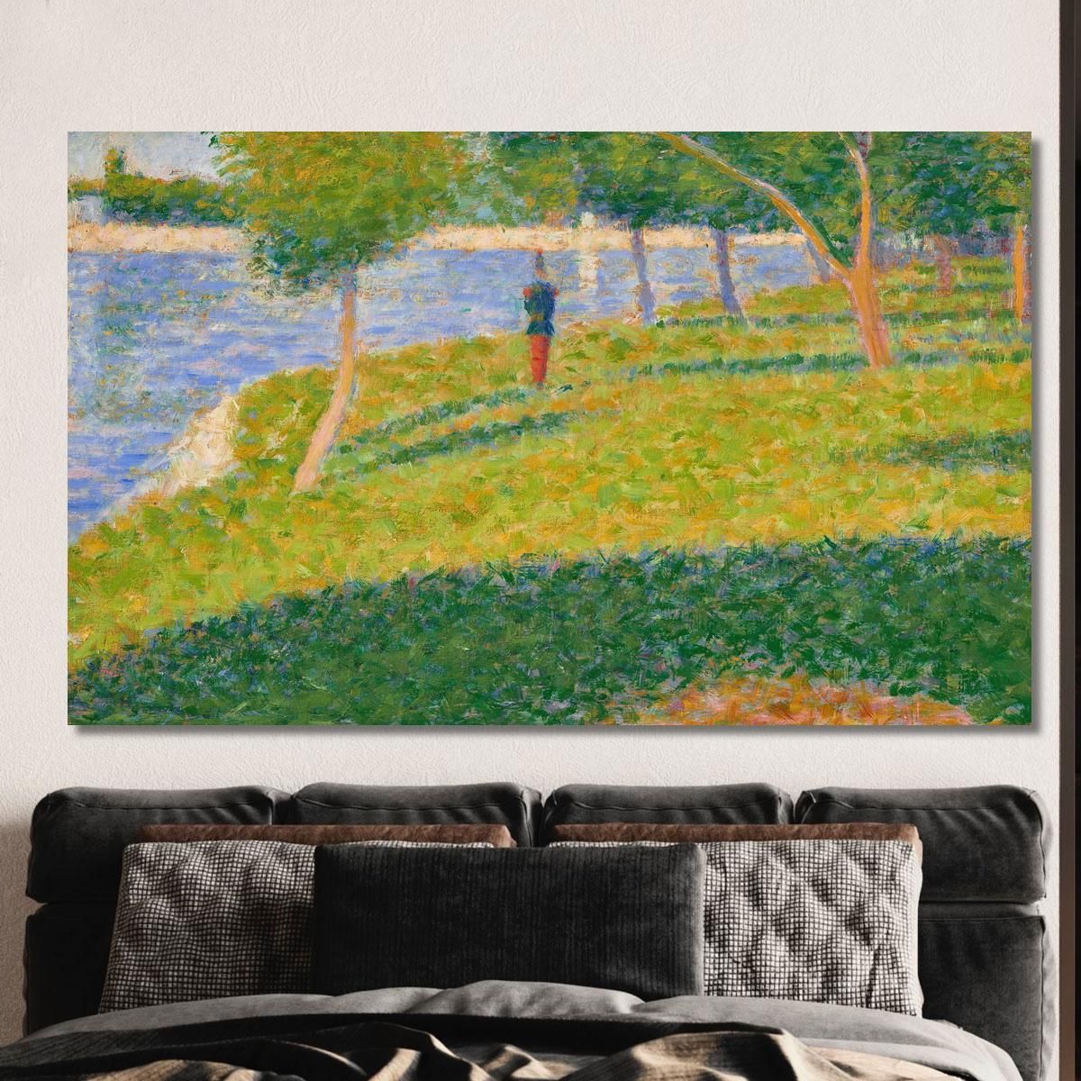 Il Saint-Cyrien Georges Seurat gsr42 quadro stampa su tela