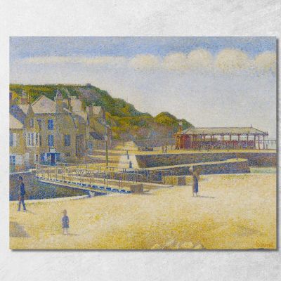 Port-En-Bessin Georges Seurat gsr55 quadro stampa su tela