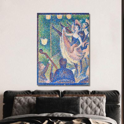 Study For Le Chahut Georges Seurat, gsr60 canvas print