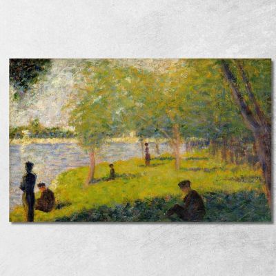 Studio Per Una Domenica Sulla Grande Jatte Georges Seurat gsr61 quadro stampa su tela