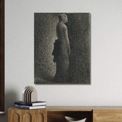 L'Arco Nero Georges Seurat gsr66 quadro stampa su tela