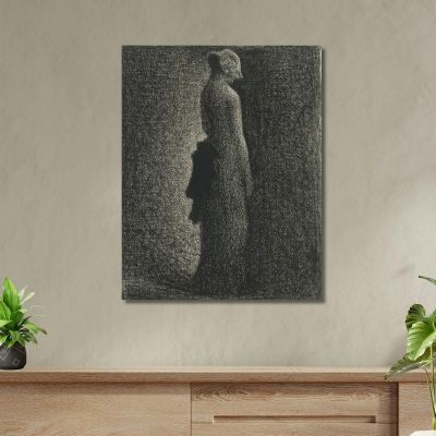 L'Arco Nero Georges Seurat gsr66 quadro stampa su tela