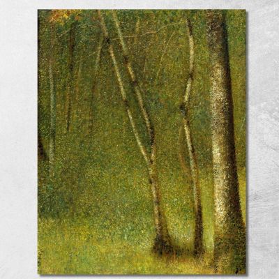 La Foresta Di Pontaubert Georges Seurat gsr70 quadro stampa su tela
