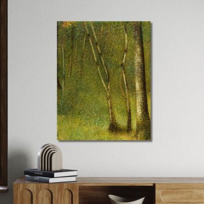 La Foresta Di Pontaubert Georges Seurat gsr70 quadro stampa su tela