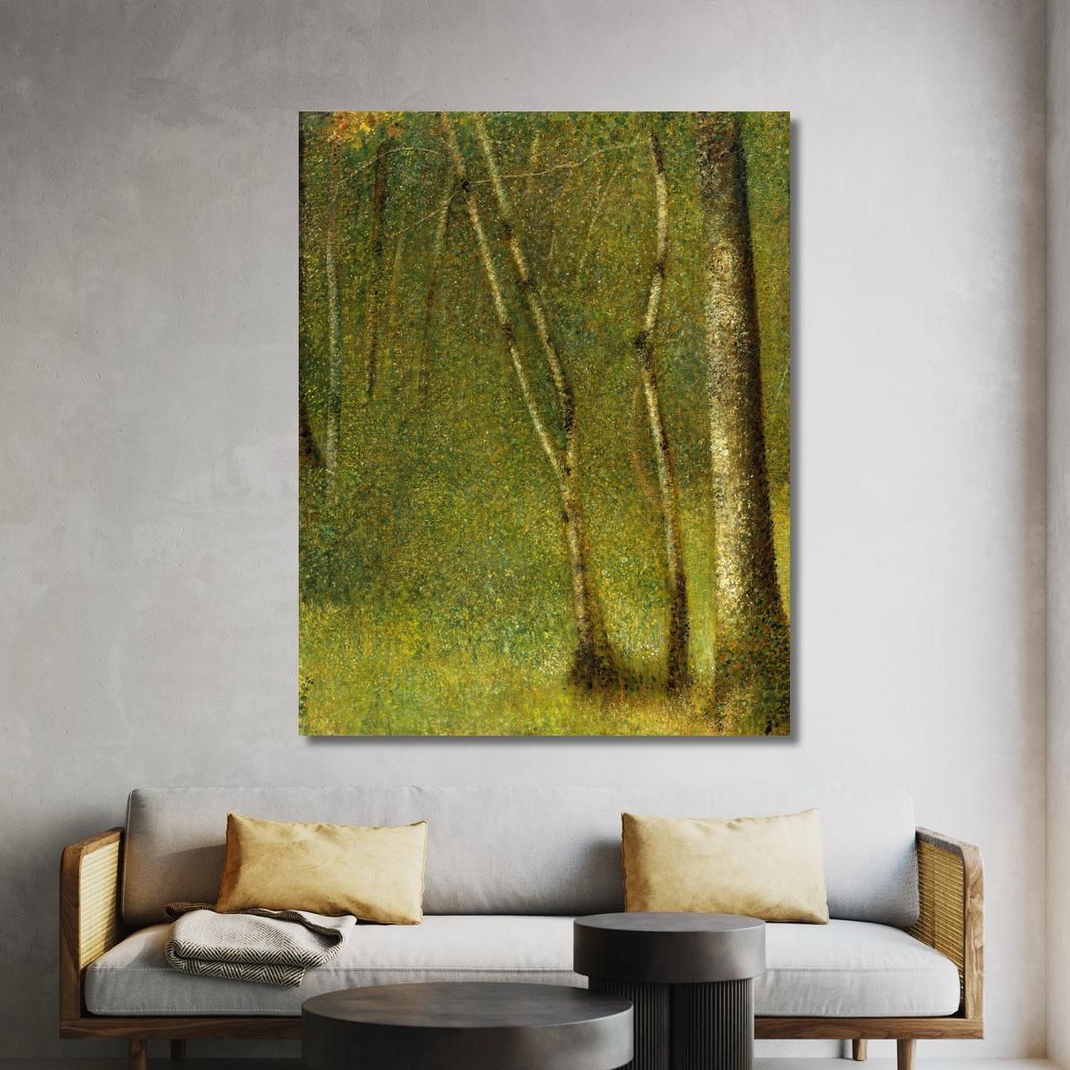 La Foresta Di Pontaubert Georges Seurat gsr70 quadro stampa su tela
