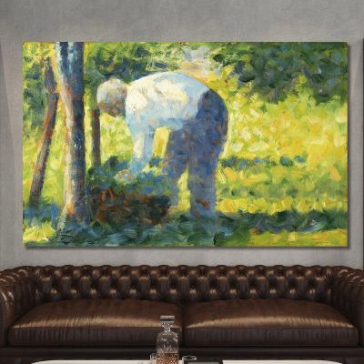 Le Jardinier Georges Seurat, gsr71 tableau impression sur toile
