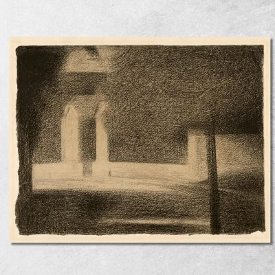 Il Portale Georges Seurat gsr72 quadro stampa su tela