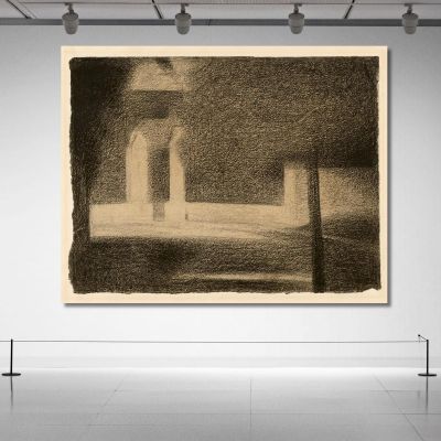 Das Tor Georges Seurat, gsr72 drucken auf leinwand