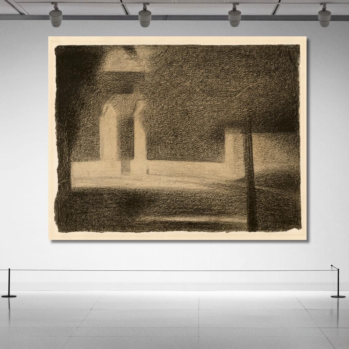 Il Portale Georges Seurat gsr72 quadro stampa su tela