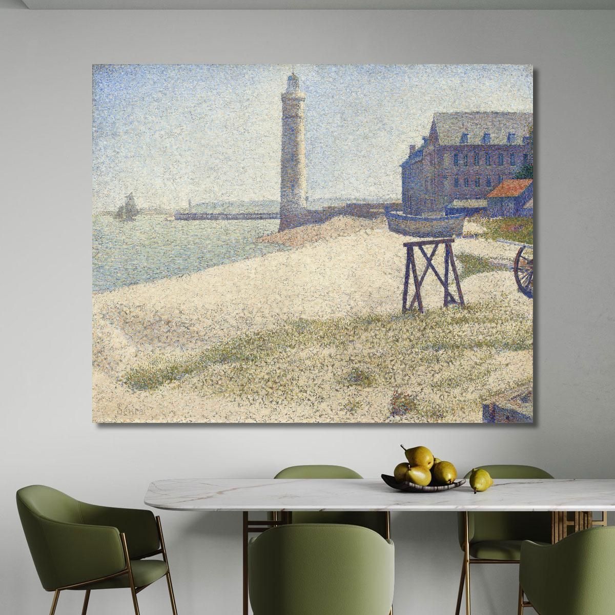 Il Faro Di Honfleur Georges Seurat gsr75 quadro stampa su tela