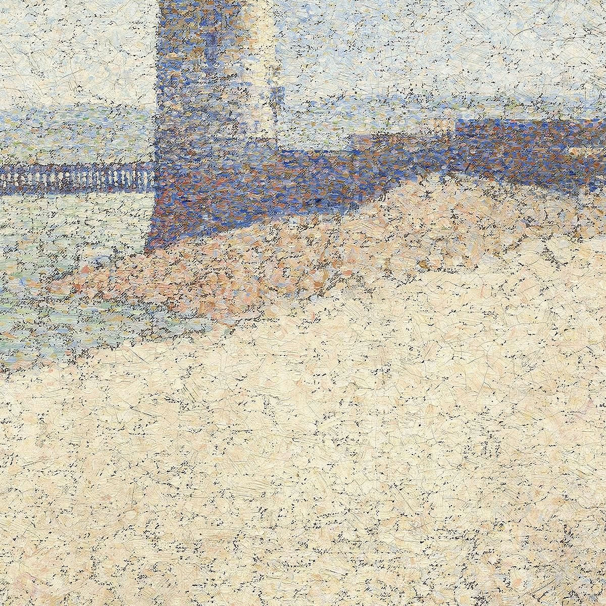 Il Faro Di Honfleur Georges Seurat gsr75 quadro stampa su tela