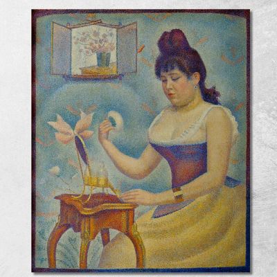 La Donna Voluttuosa Qui Rappresentata È La Ventenne Madeleine Knobloch Georges Seurat gsr83 quadro stampa su tela