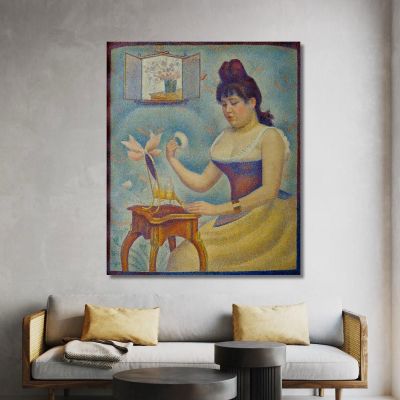 La Femme Voluptueuse Représentée Ici Est Madeleine Knobloch, Vingt Ans. Georges Seurat, gsr83 tableau impression sur toile