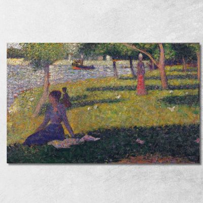 Studio Per La Grande Jatte Georges Seurat gsr93 quadro stampa su tela