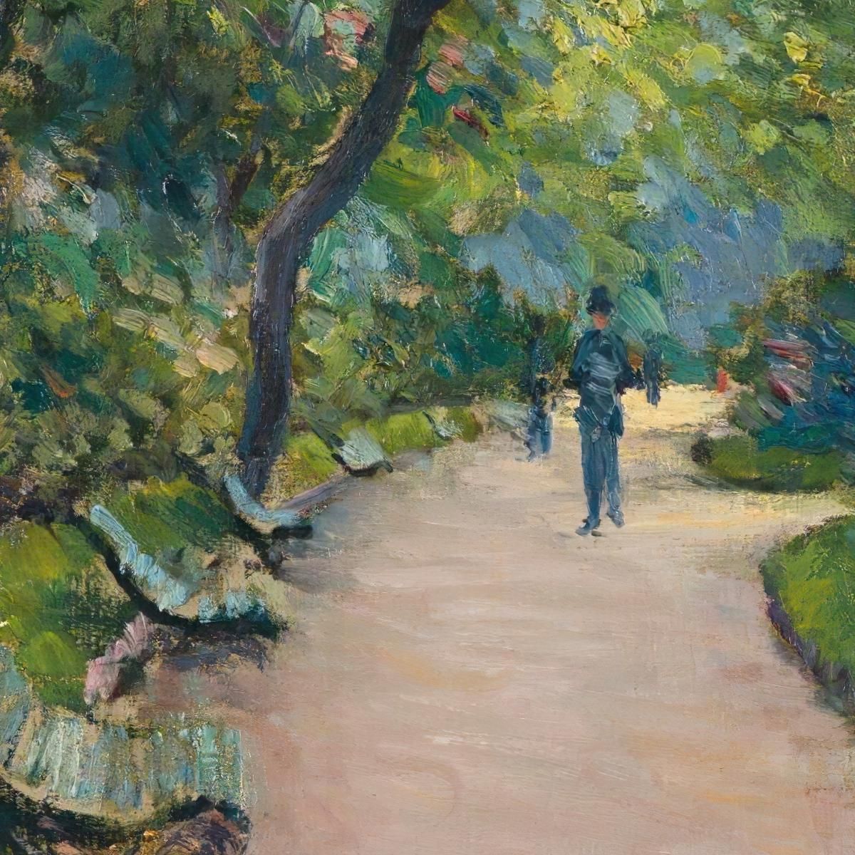 Parco Monceau Gustave Caillebotte gcl11 quadro stampa su tela