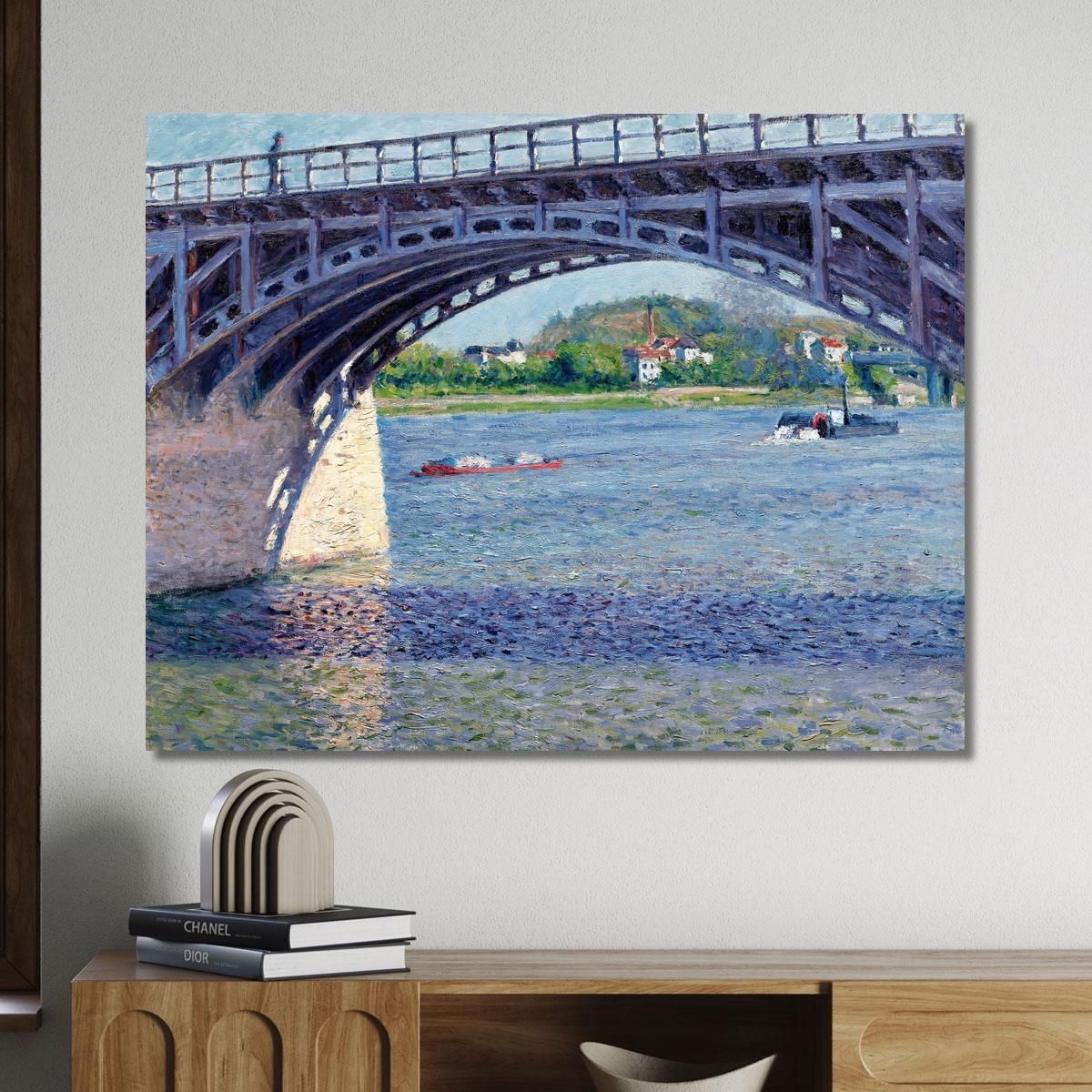 Il Ponte D'Argenteuil E La Senna Gustave Caillebotte gcl13 quadro stampa su tela