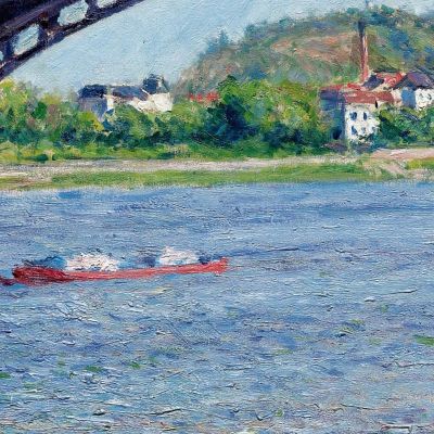 Il Ponte D'Argenteuil E La Senna Gustave Caillebotte gcl13 quadro stampa su tela