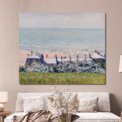 I Tetti Dell'Hôtel Des Roches Noires Trouville Gustave Caillebotte gcl15 quadro stampa su tela