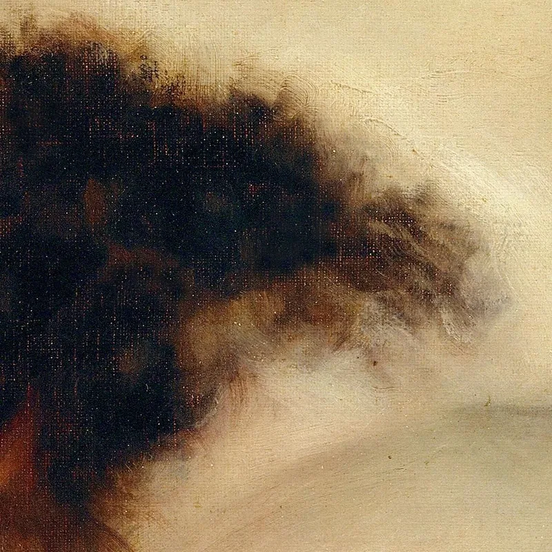 Reproduction Toile "L'Origine Du Monde" De Courbet - Impression Fine Art Avec Effet Peinture - Châssis Bois - Made In Italy