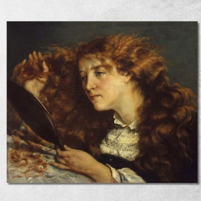 La Bella Irlandese Gustave Courbet cg9 quadro stampa su tela