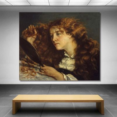 La Bella Irlandese Gustave Courbet cg9 quadro stampa su tela