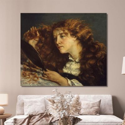 La Bella Irlandese Gustave Courbet cg9 quadro stampa su tela