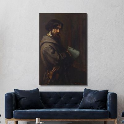 Alphonse Promayet Gustave Courbet, cg33 canvas print