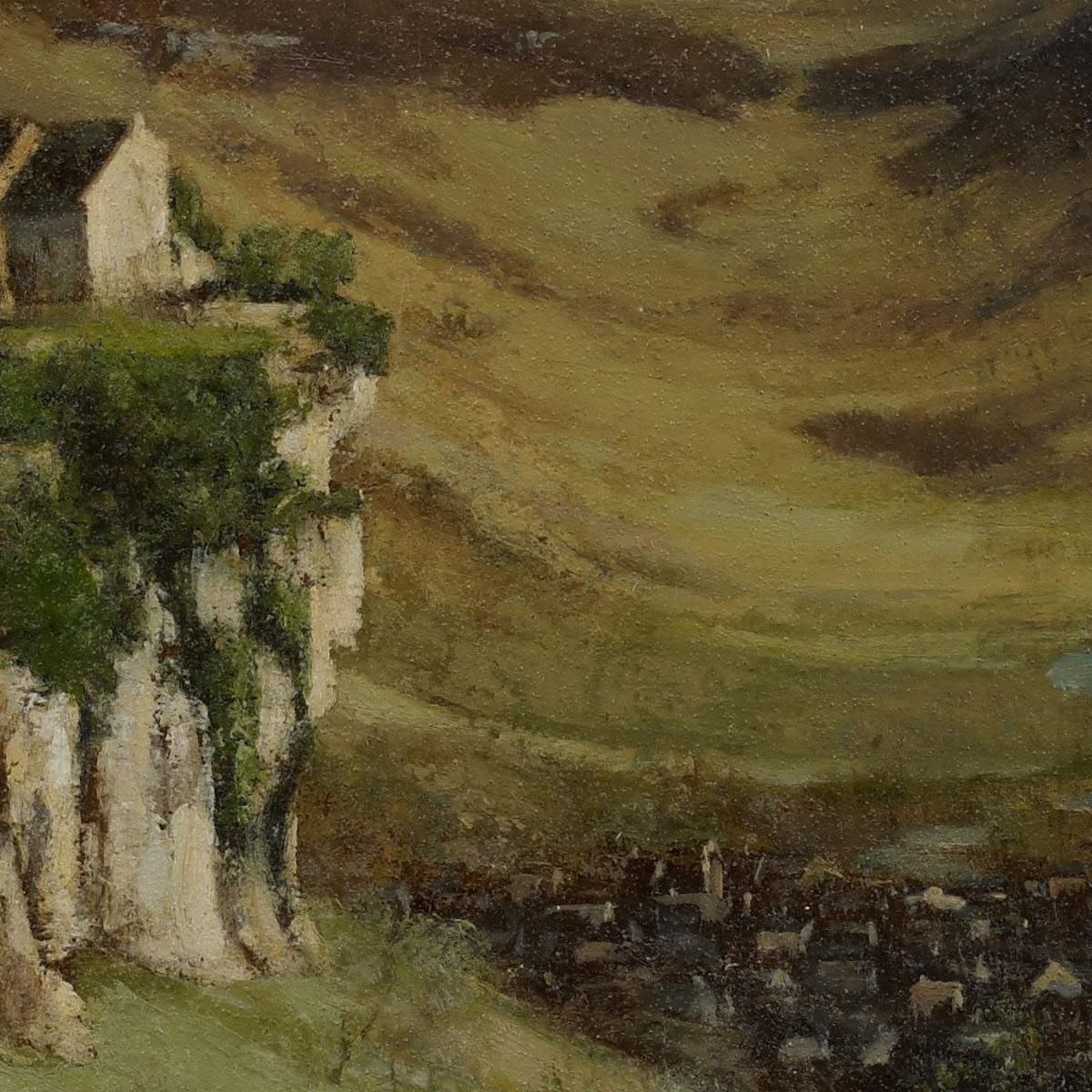 Castello Di Ornans Gustave Courbet cg56 quadro stampa su tela