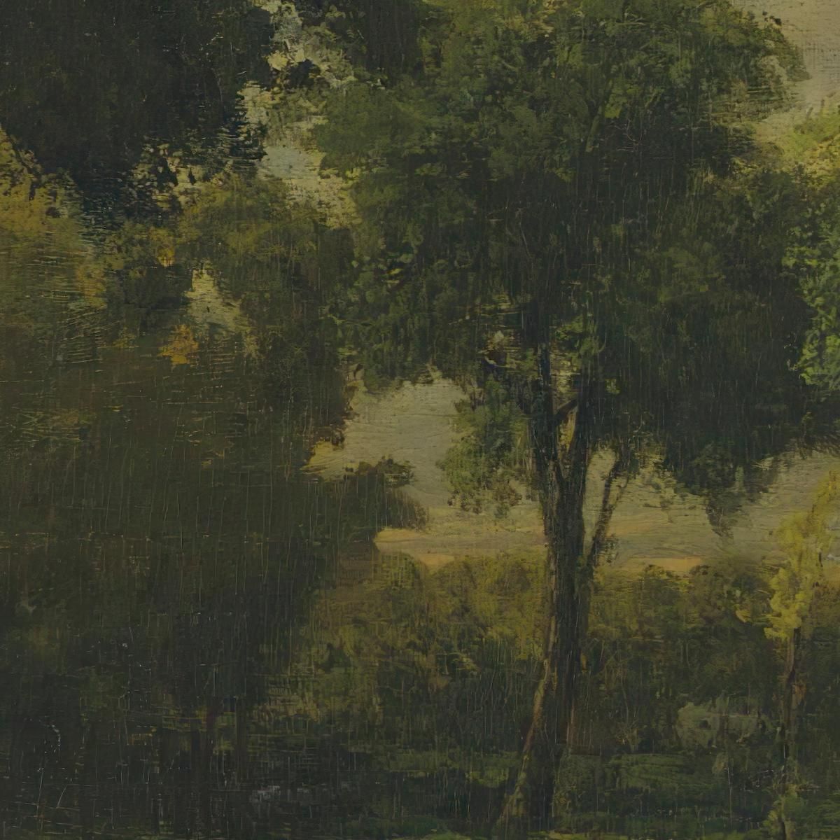 Il Pascolo Gustave Courbet cg84 quadro stampa su tela