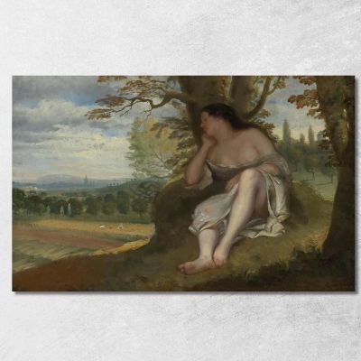 Pisolino Gustave Courbet cg88 quadro stampa su tela