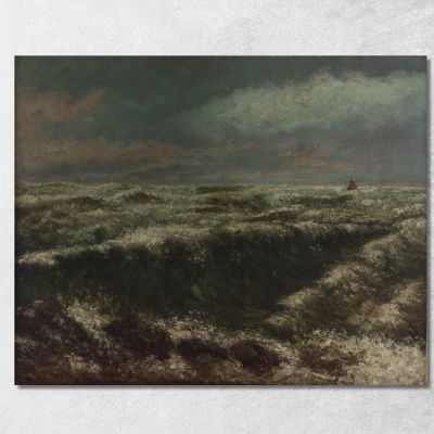 Marina Gustave Courbet cg113 quadro stampa su tela
